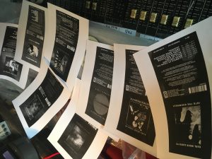 creating paper sleeves for CD burns of Tape Life Records releases